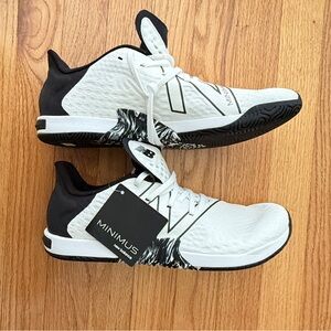 New Balance Minimus Athletic Shoes - White and Black